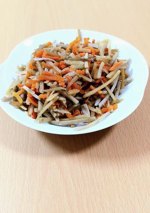 業スー&ホットクックで！きんぴらごぼう-レシピのメイン写真
