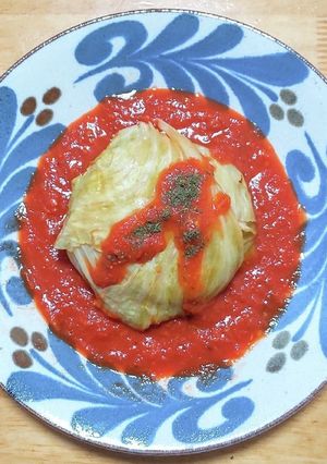 ロールキャベツのトマト煮◎レンジで簡単-レシピのメイン写真