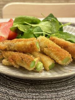 アスパラの豚肉巻きフライ-レシピのメイン写真