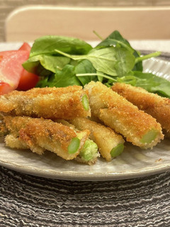 アスパラの豚肉巻きフライ-レシピのメイン写真