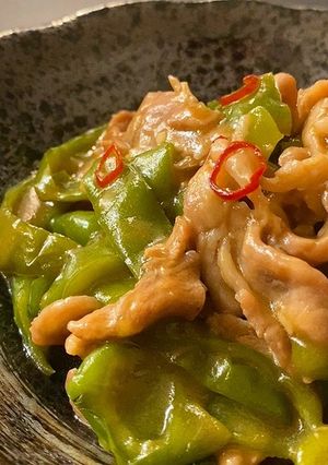 絶対失敗しない！レンチン青椒肉絲-レシピのメイン写真