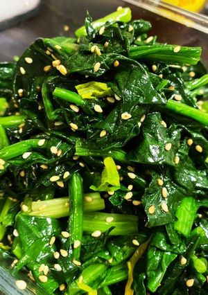 褒められ常備菜　ほうれん草のナムル-レシピのメイン写真
