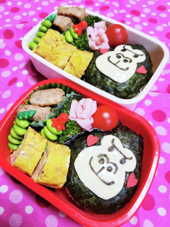 キャラ弁☆おもしろPOPなゴリラ弁当☆-レシピのメイン写真