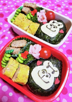 キャラ弁☆おもしろPOPなゴリラ弁当☆-レシピのメイン写真