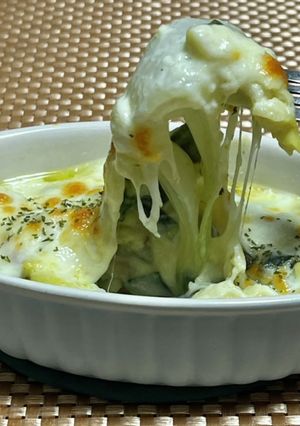 葉付き新玉ねぎ(葉玉ねぎ)のグラタン-レシピのメイン写真