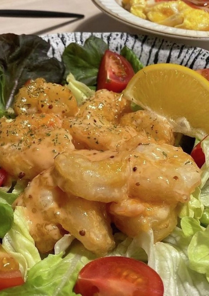 粒マスタードマヨが美味しい！エビマヨ-レシピのメイン写真