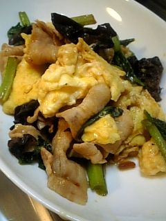 きくらげと卵の炒め物-レシピのメイン写真