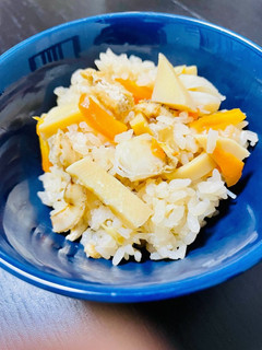 【野菜ソムリエ】竹の子と帆立炊き込みご飯-レシピのメイン写真