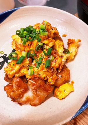 甘辛鶏もも肉と卵炒め-レシピのメイン写真