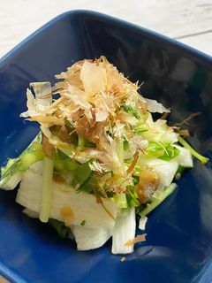 みつばと長芋のさっぱり梅和え-レシピのメイン写真