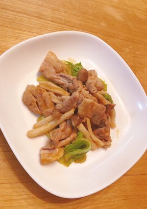 豚こま肉の甘辛味噌炒め-レシピのメイン写真