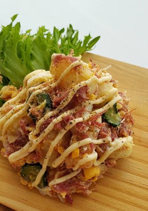 手間を惜しまず!絶品コンビーフポテサラ-レシピのメイン写真