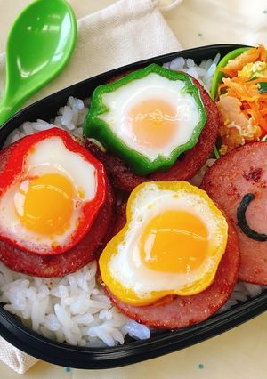 ボロニアソーセージで花畑ＢＥＮＴＯ-レシピのメイン写真