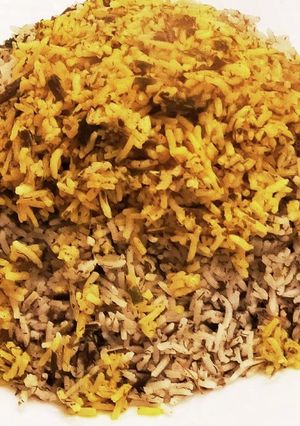 ペルシャ料理 サブジポロ（ハーブご飯）-レシピのメイン写真