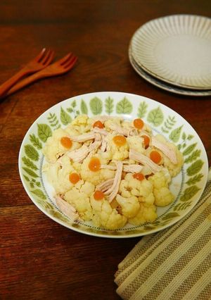 カリフラワーと鶏胸肉のホットサラダ-レシピのメイン写真