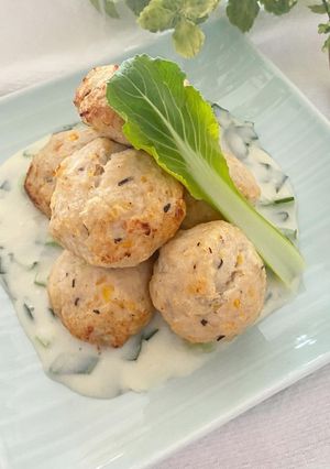 れんこんチキンボール-レシピのメイン写真