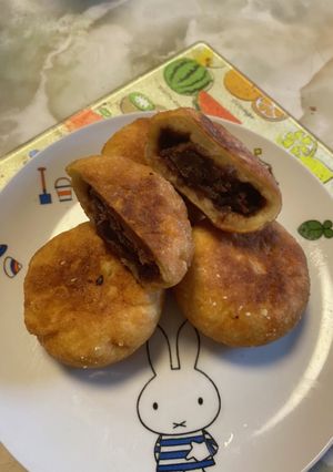 ポンデリングの生地であんドーナツ-レシピのメイン写真