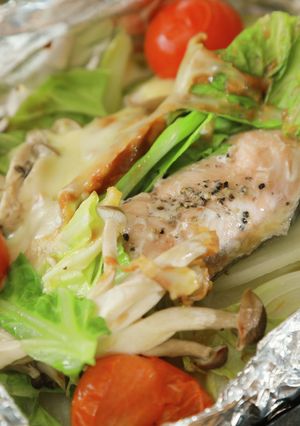 トースターで簡単！鮭とチーズのホイル焼き-レシピのメイン写真