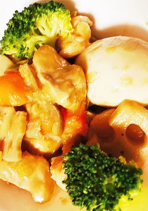 .味ぽんで鶏の酸っぱ煮.-レシピのメイン写真