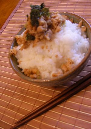 高野豆腐の肉味噌風♪-レシピのメイン写真