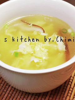 簡単☆ふわふわ卵と椎茸の中華スープ-レシピのメイン写真