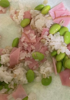 ハム枝豆オガタライス-レシピのメイン写真