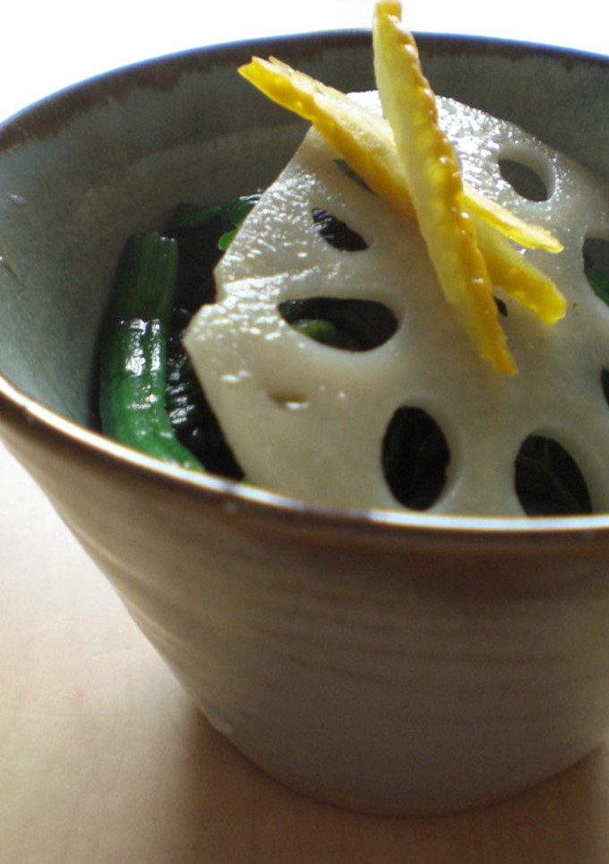 れんこんとほうれん草のおひたし-レシピのメイン写真