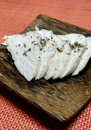 炭酸水を使った低温調理のサラダチキン-レシピのメイン写真