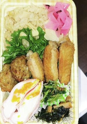 【夫婦弁当216】筍ご飯と手羽麺つゆ漬け-レシピのメイン写真