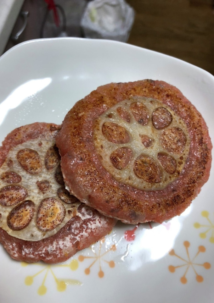 明太蓮根もちのハサミ焼き-レシピのメイン写真