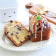 ブルーベリーのマーブルケーキ