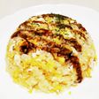 後がけソースの卵チャーハン