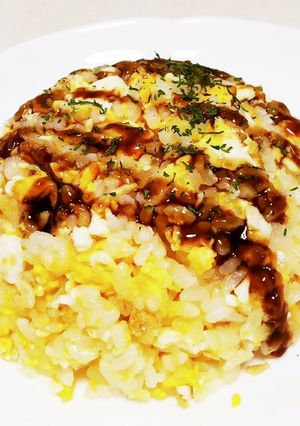 後がけソースの卵チャーハン-レシピのメイン写真