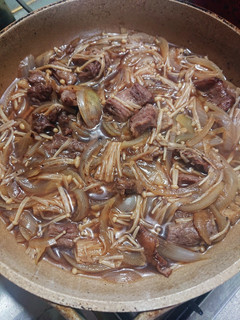 牛スジの牛丼風煮込み-レシピのメイン写真