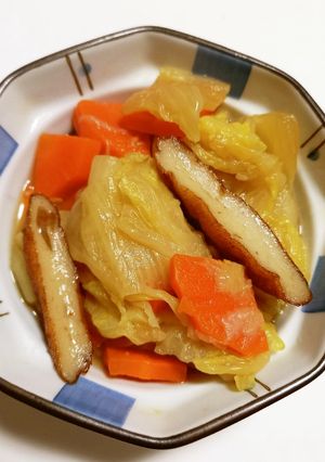簡単♫さつま揚げと白菜の煮物-レシピのメイン写真
