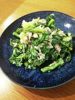 菜の花と新じゃがのツナマヨ和え-レシピのメイン写真