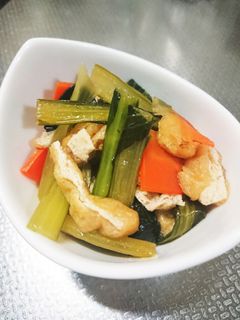 めんつゆで簡単小松菜の炒め煮-レシピのメイン写真