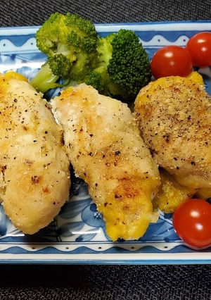 コーンクリームinササミロール-レシピのメイン写真