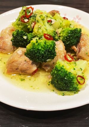 鶏肉とブロッコリーのペペロン-レシピのメイン写真