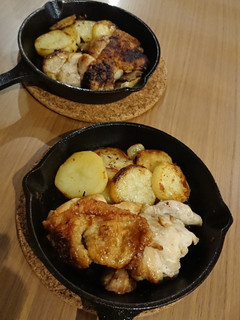 スキレットで鶏じゃガーリック♪-レシピのメイン写真