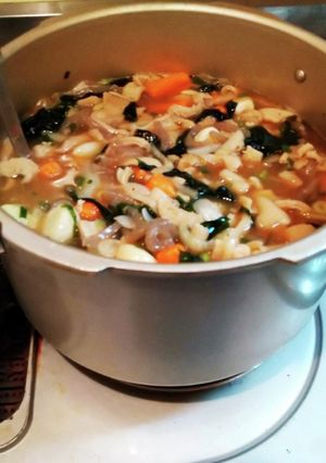 マトンもつ煮-レシピのメイン写真