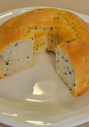さつまいもと黒ごまのシフォンケーキ-レシピのメイン写真