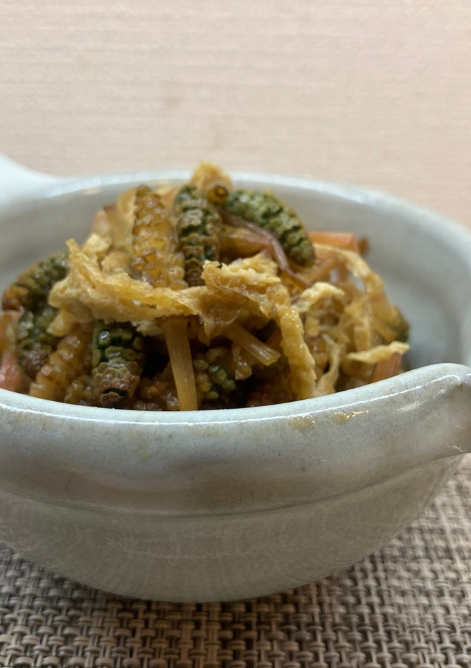 土筆と油揚げの煮物-レシピのメイン写真