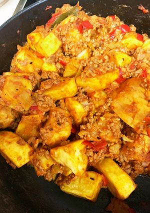 挽肉とポテトの煮物-レシピのメイン写真