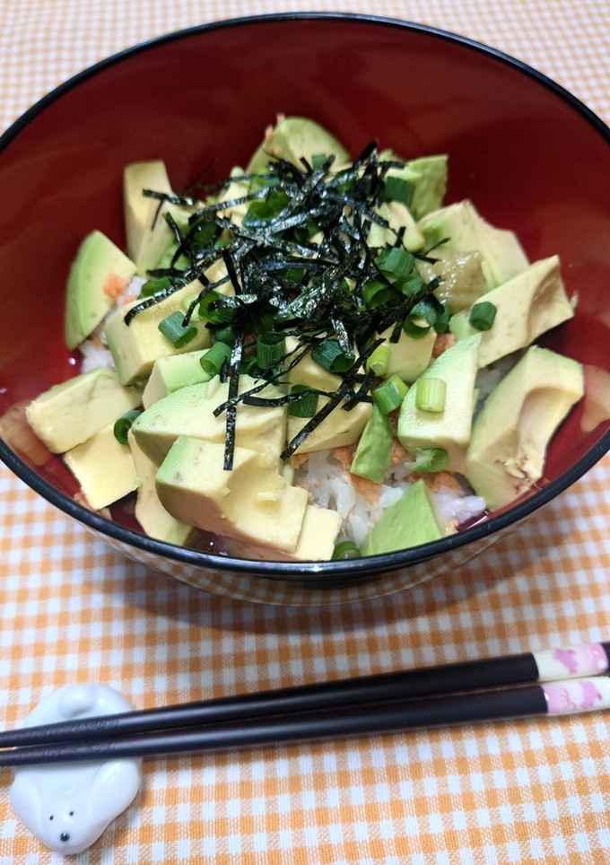 簡単☆お手軽アボカド鮭茶漬け♩-レシピのメイン写真