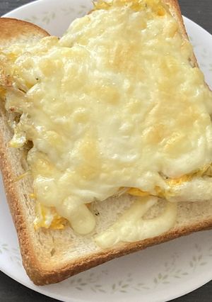 じゃこ卵チーズトースト-レシピのメイン写真