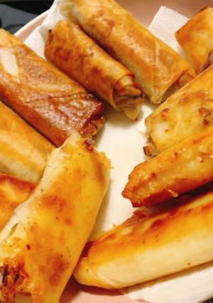長ネギとちくわのチーズ春巻き-レシピのメイン写真