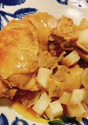 ホットクック 骨付き鶏もも肉タンドリー煮-レシピのメイン写真
