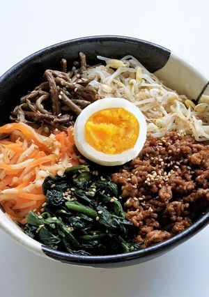簡単ビビンバ(肉みそのアレンジ)-レシピのメイン写真