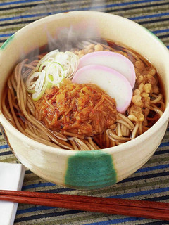 七味唐辛子入りなめ茸そば-レシピのメイン写真
